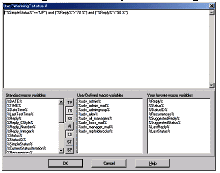 Expression editor
