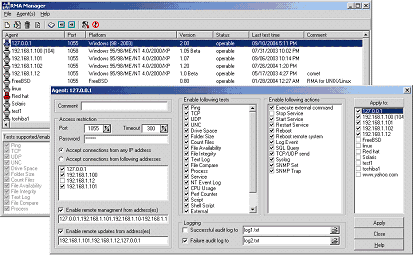 configuring agent
