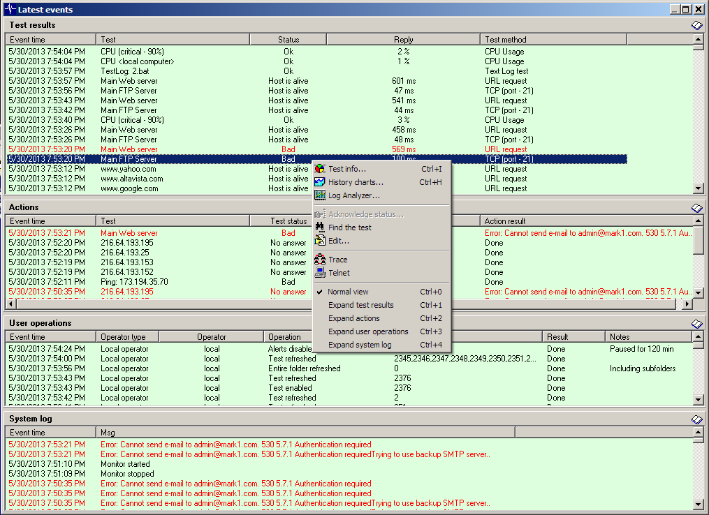 Advanced Host Monitor  -  7